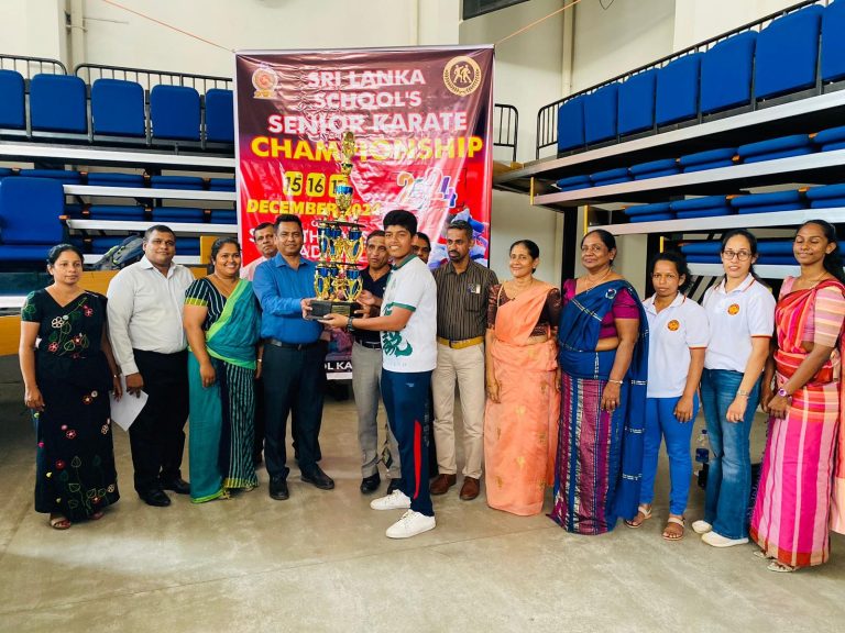 St. Benedict’s College, Colombo, Wins Overall Boys’ Championship at 2024 Sri Lankan Schools National Karate Championships